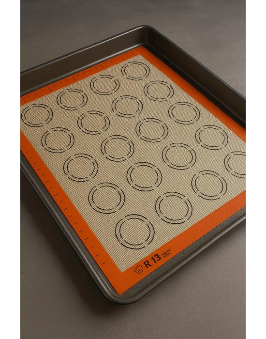 Silikon Fırın Matı 30x40 cm Yapışmaz Hamur Pasta Pişirme Altlığı