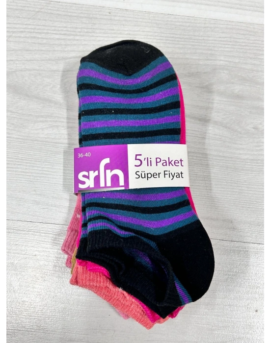 Şirin  Bayan Patik Çorap 335 (5li)