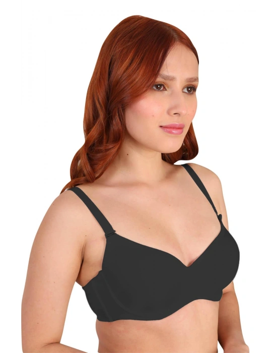 SİYAH MI 190C Pedli Balenli Sütyen