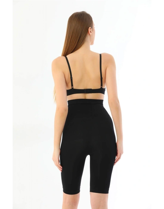 SİYAH MI 2037 Yüksek Bel Uzun Paçalı Özel Korse