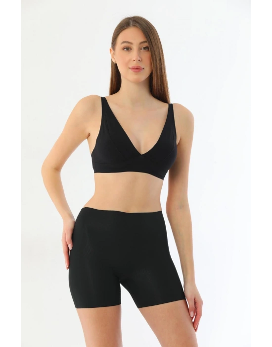 SİYAH MI 2703 Lazer Kesim İz Yapmaz Hayalet Boxer