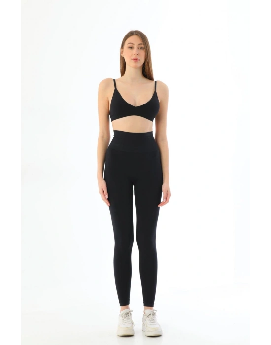 SİYAH MI 3905 Yüksek Bel Toparlayıcı Tayt