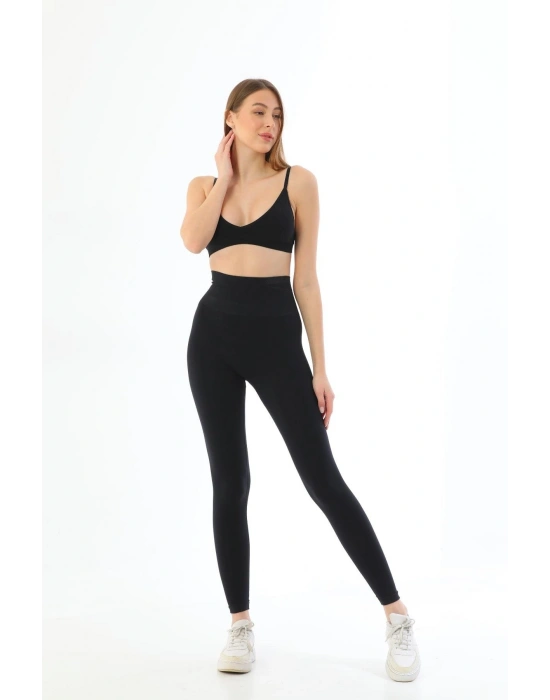 SİYAH MI 3905 Yüksek Bel Toparlayıcı Tayt