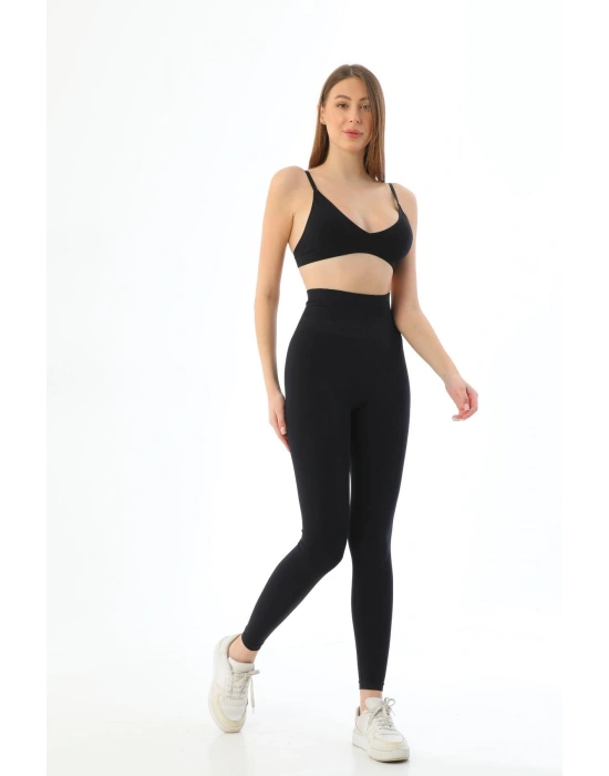 SİYAH MI 3905 Yüksek Bel Toparlayıcı Tayt