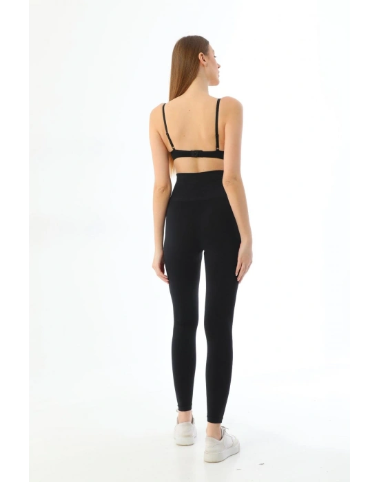 SİYAH MI 3905 Yüksek Bel Toparlayıcı Tayt