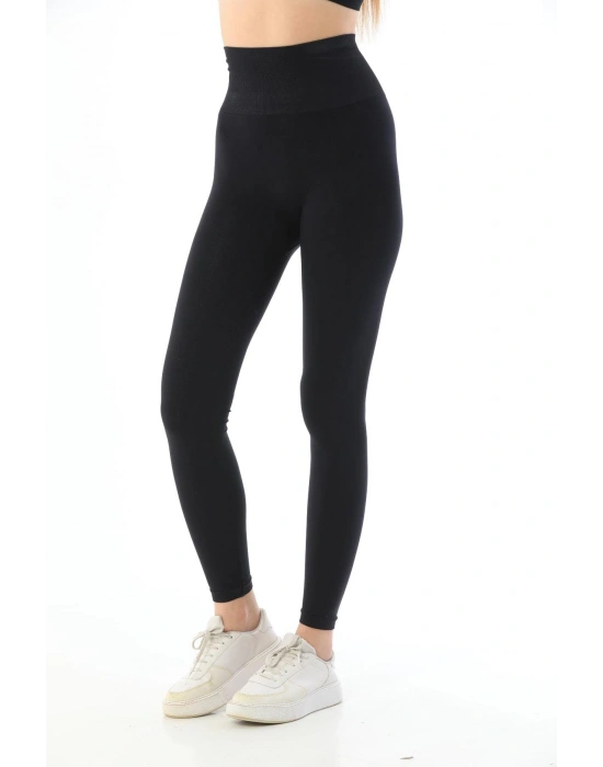 SİYAH MI 3905 Yüksek Bel Toparlayıcı Tayt