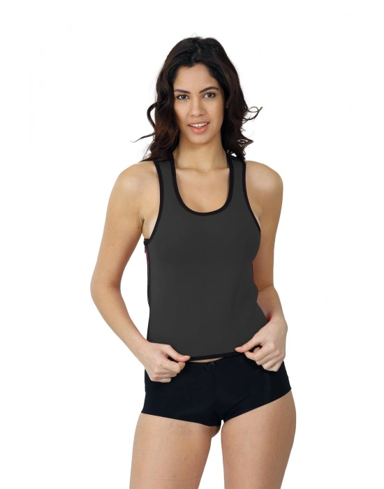 SİYAH MI 9157 Terlemeyi Sağlayan Kısa Atlet