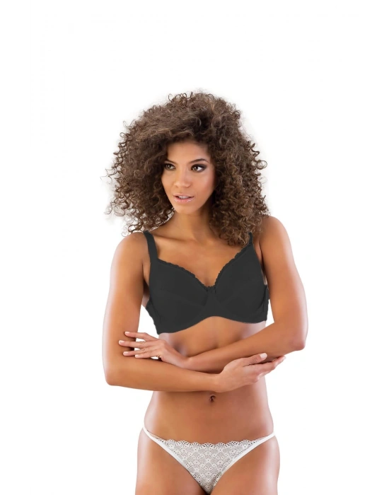 SİYAH MI Emay 114 C Balenli Toparlayıcı Sütyen