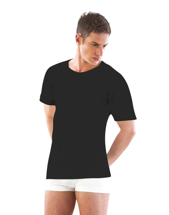 SİYAH MI Emay 12350 R Yarım Kol Erkek Atlet