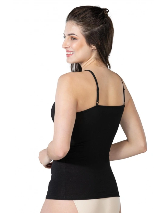 SİYAH MI Emay 1412 Modal Cotton Kaplı Atlet