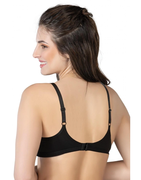 SİYAH MI Emay 1421 Modal Cotton Emzirme Sütyen