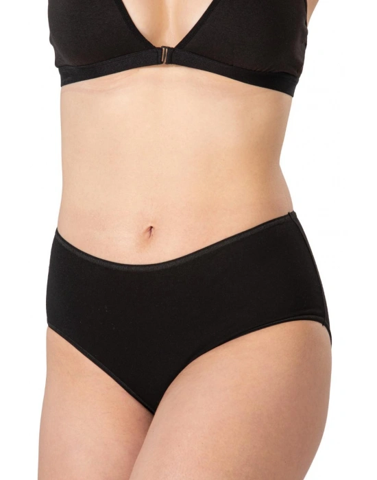 SİYAH MI Emay 1442 Modal Coton Yüksekbel Külot