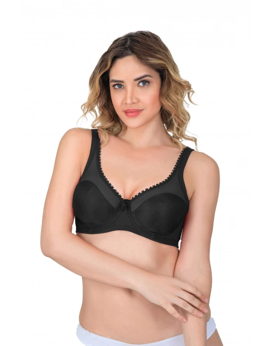 SİYAH MI Emay 169 C Basic Balenli Toparlayıcı Sütyen