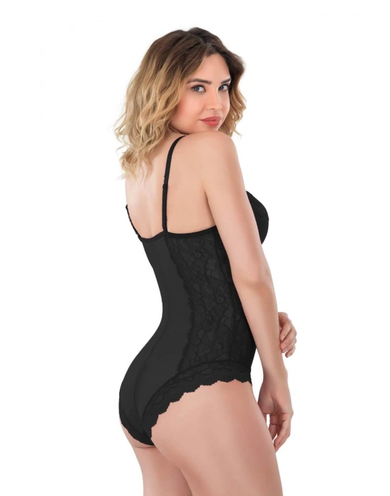 SİYAH MI Emay 176 Dantelli Body