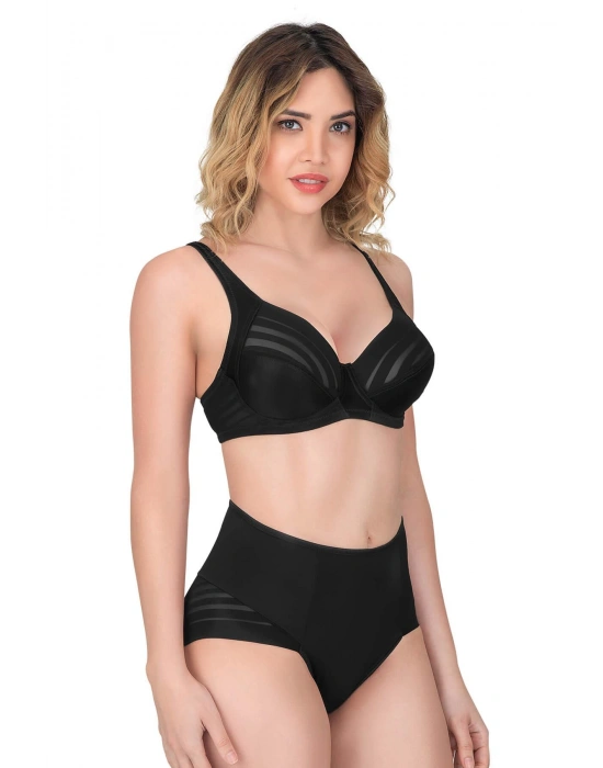 SİYAH MI Emay 177 B Toparlayıcı Sütyen Takım