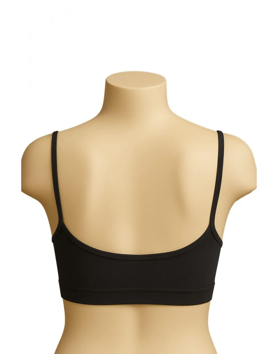 SİYAH MI Emay 1815 6'Lı Pedli Alıştırma Sütyeni