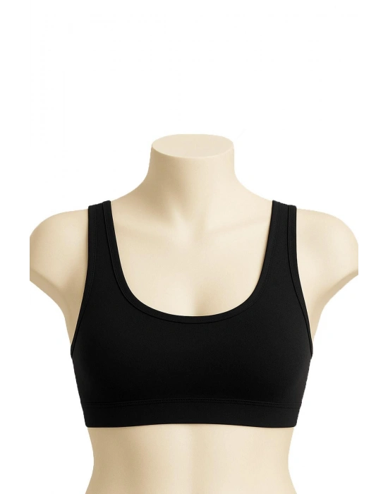 SİYAH MI Emay 1817 6'Lı Pedli Sporcu Sütyen