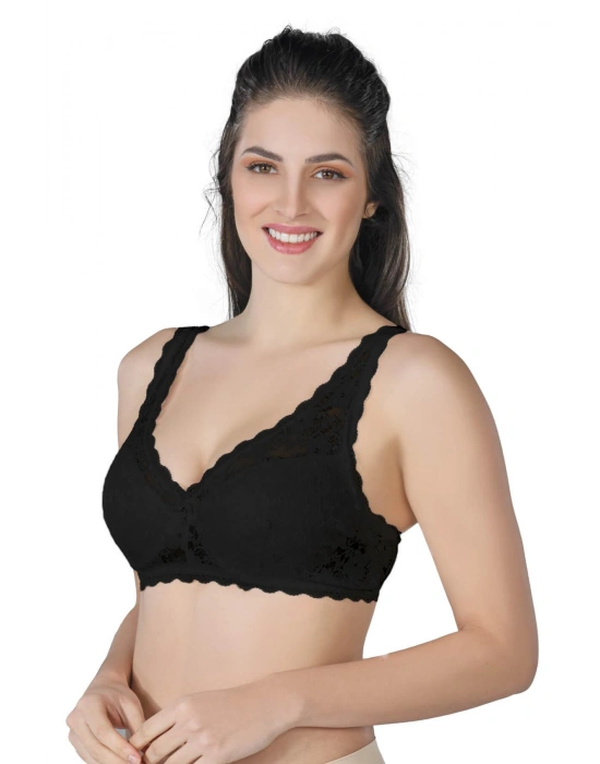 SİYAH MI Emay 188 C Pedli Dantelli Telli Toparlayıcı Sütyen