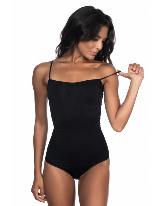 SİYAH MI Emay 1923 Soft İp Askılı Çıtçıtlı  Body