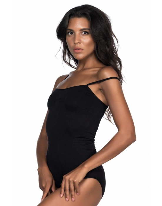 SİYAH MI Emay 1923 Soft İp Askılı Çıtçıtlı  Body