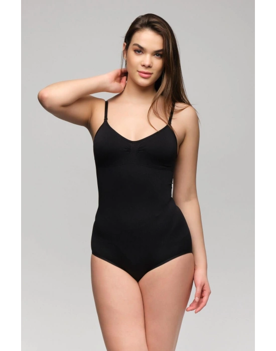 SİYAH MI Emay 1925 Soft Pedli Çıtçıtlı Body