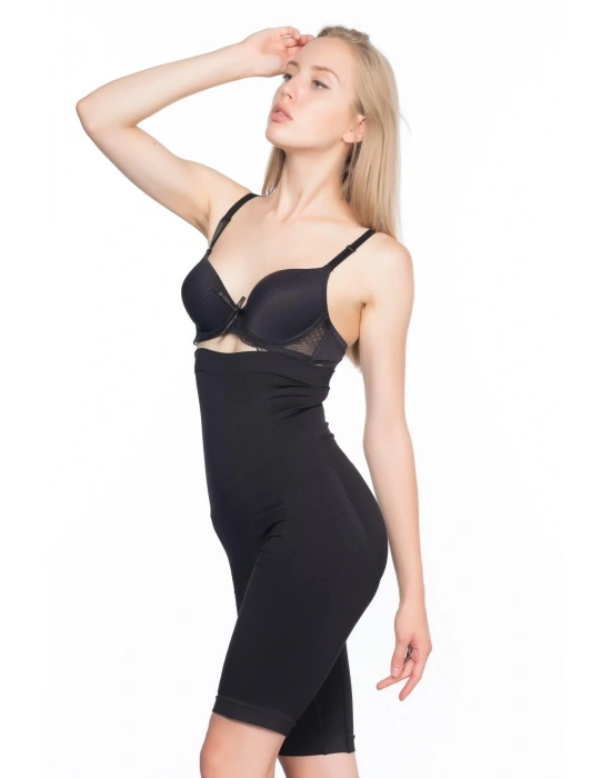 SİYAH MI Emay 2006 Yüksek Bel Uzun Paçalı Korse