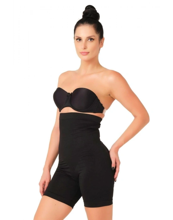 SİYAH MI Emay 2007 Yüksek Bel Paçalı Korse