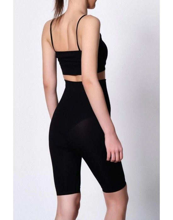 SİYAH MI Emay 2015 Yüksek Bel Double Uzun Paçalı Korse