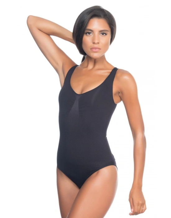 SİYAH MI Emay 2018 Kalın Askılı Body Korse
