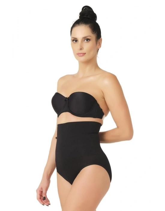 SİYAH MI Emay 2029 Masajlı Double Slip Korse