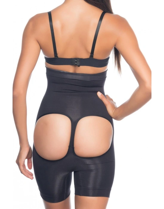 SİYAH MI Emay 2033 Popo Açık Boxer Korse