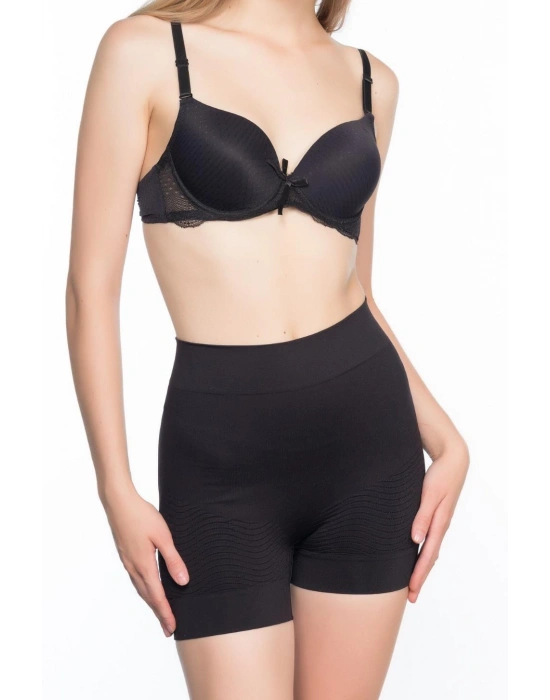 SİYAH MI Emay 2034 Popo Açık Anti Selülit Korse