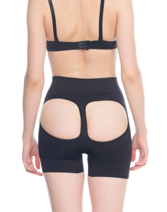 SİYAH MI Emay 2034 Popo Açık Anti Selülit Korse