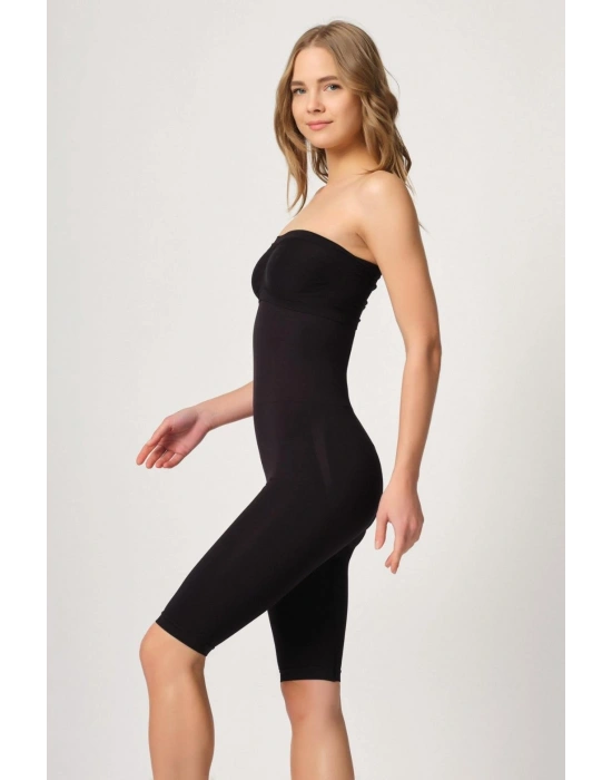 SİYAH MI Emay 2044 Yüksek Bel Double Uzun Paçalı Korse