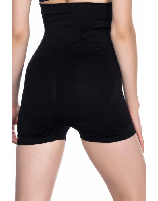 SİYAH MI Emay 2047 Yüksek Bel Boxer Korse