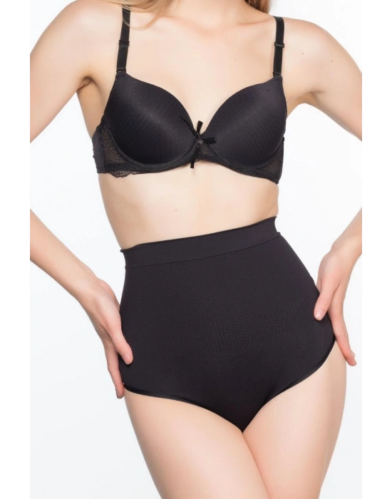 SİYAH MI Emay 2054 Masajlı String Korse