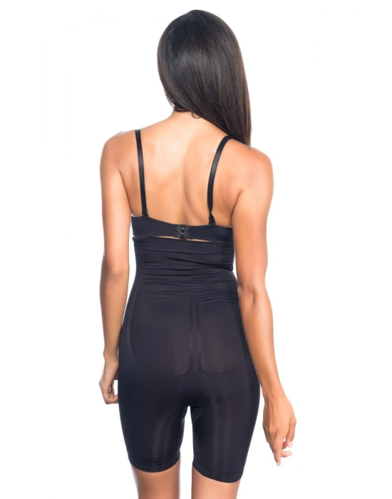 SİYAH MI Emay 2077 Yüksek Bel Desenli Paçalı Korse