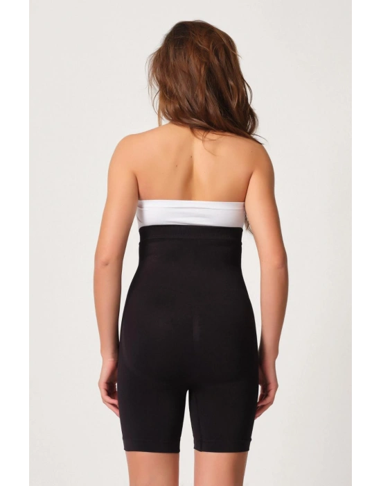 SİYAH MI Emay 2087 Önden Agraflı Paçalı Korse