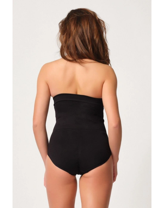 SİYAH MI Emay 2088 Önden Agraflı Slip Korse