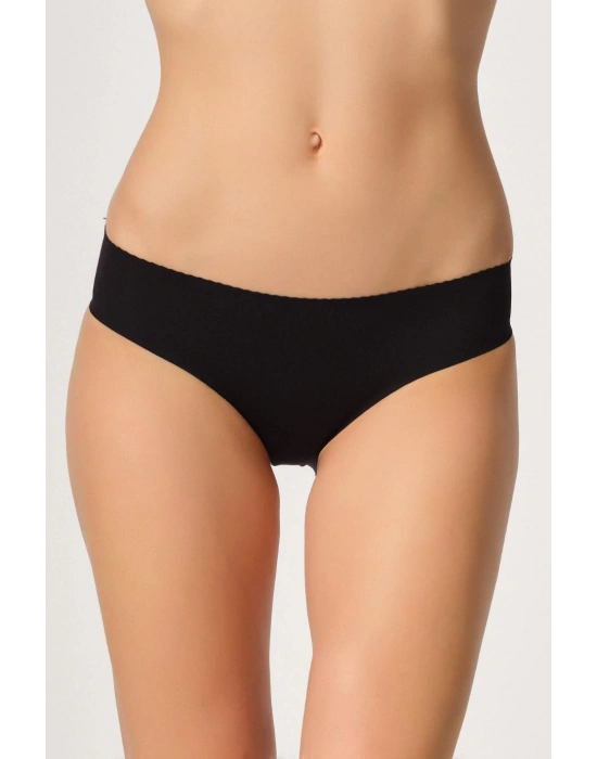 SİYAH MI Emay 2701 Lazer Düşük Bel Külot Korse