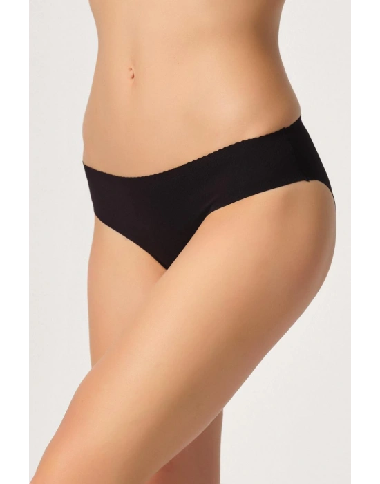 SİYAH MI Emay 2701 Lazer Düşük Bel Külot Korse