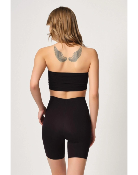 SİYAH MI Emay 2707 Lazer Yüksek Bel Paçalı Hayalet Korse