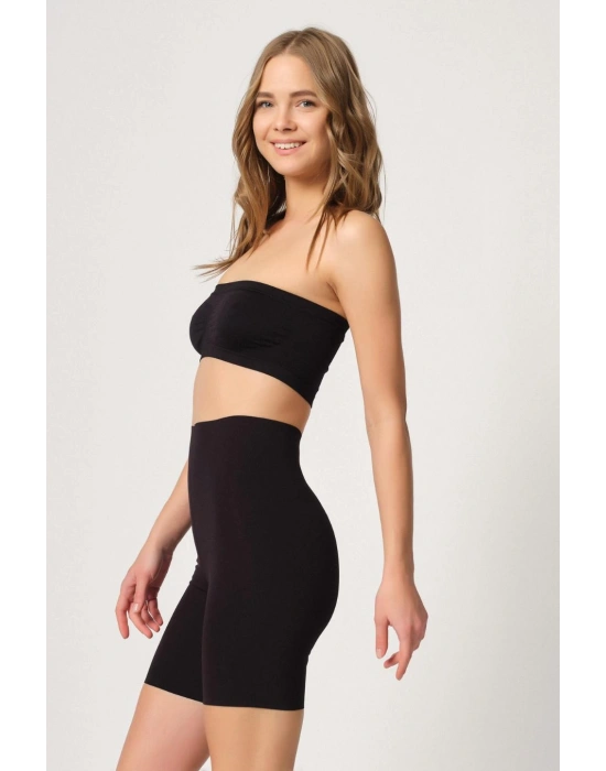 SİYAH MI Emay 2707 Lazer Yüksek Bel Paçalı Hayalet Korse