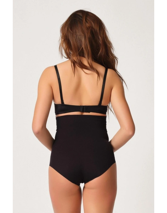 SİYAH MI Emay 2708 Lazer Yüksek Bel Kesim Slip Hayalet Korse