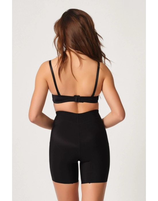 SİYAH MI Emay 2816 Yüksek Bel Boxer Lazer Korse