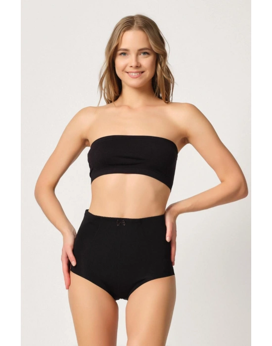 SİYAH MI Emay 2819 Slip Double Karın Toparlayıcı Lazer Korse
