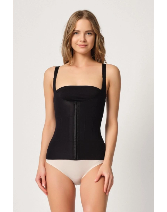 SİYAH MI Emay 2946 Göğüs Altı Balen Destekli Atlet Korse