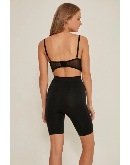 SİYAH MI Emay 3005 Soft Uzun Paçalı Boxer Korse