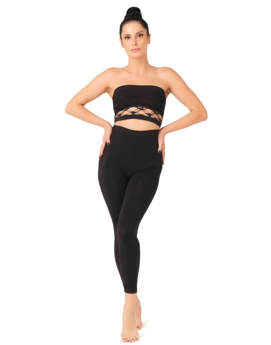 SİYAH MI Emay 3810 Tayt Korse