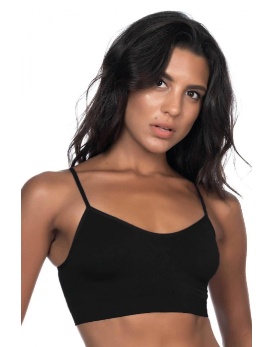 SİYAH MI Emay 4003 Soft İp Askı Büstiyer